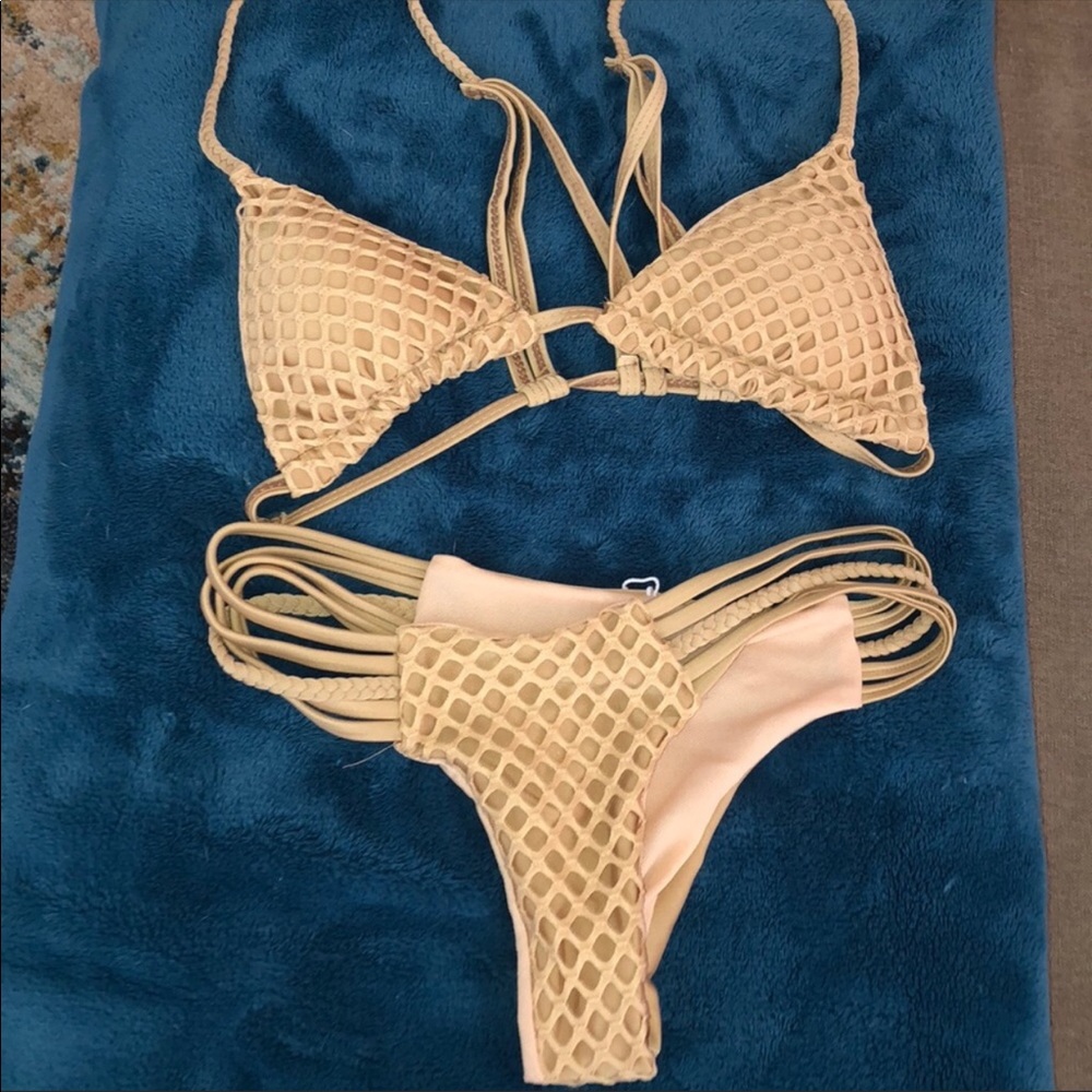 Nude color Zaful bikini! Size small